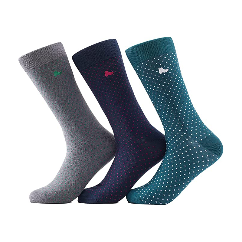 ONE CODE Colorful Dress Socks with Gift Box, 3-Pack